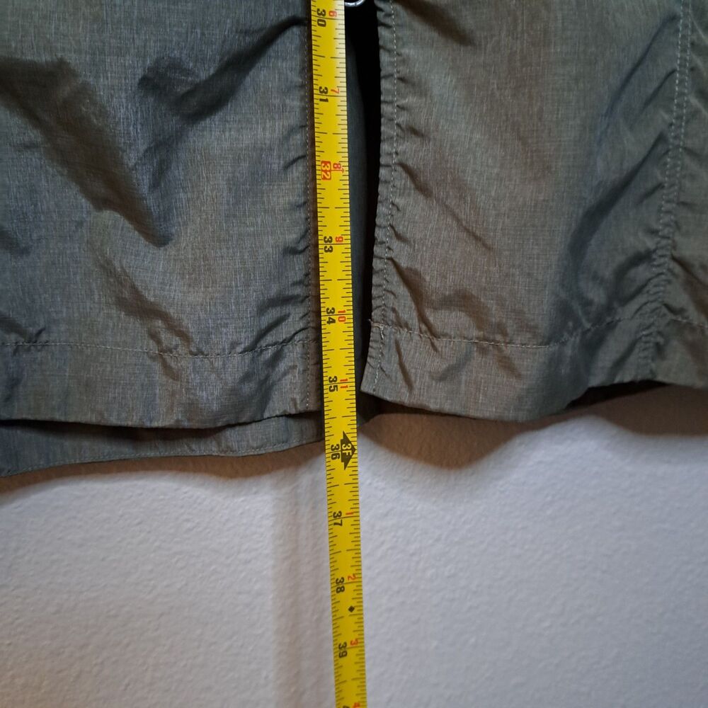 MPG Women Rain Coat Green Lightweight Size XL Breathable Zip Parka Green - Picture 2 of 10